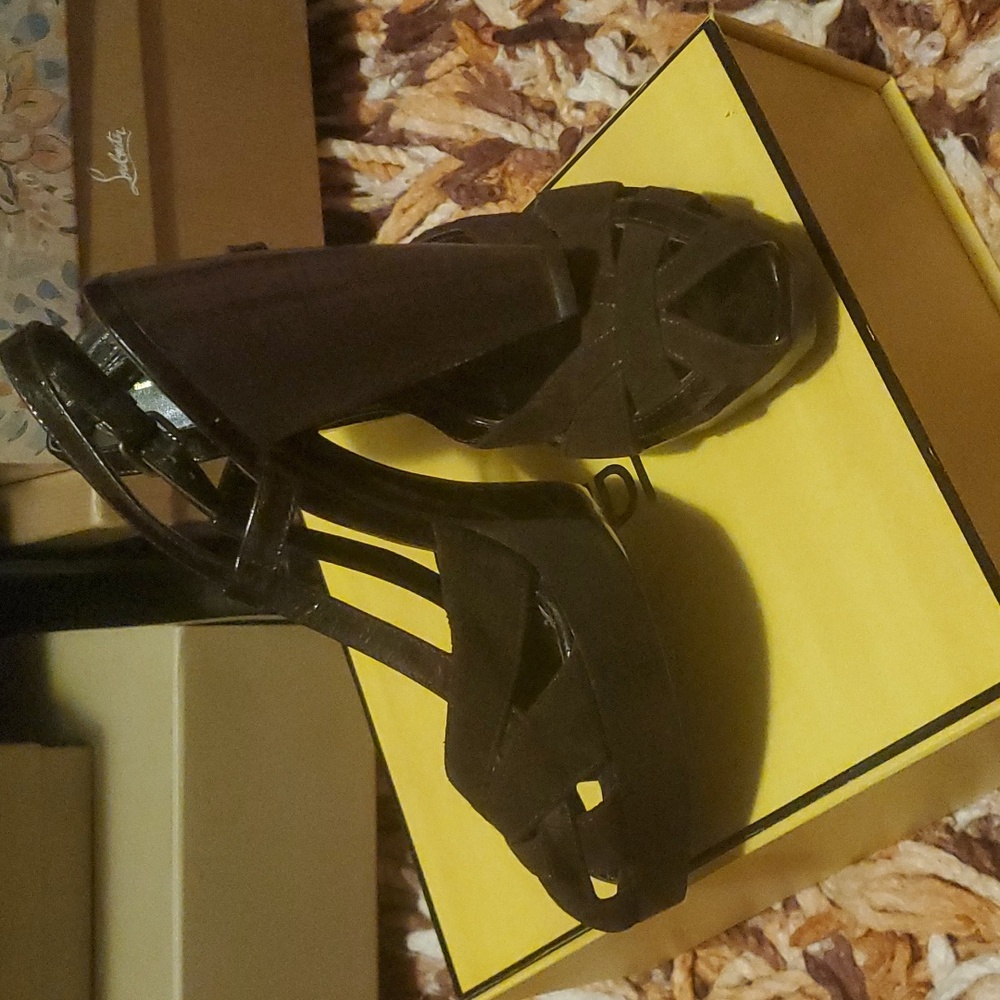 Fendi Heels Brown NEW - Picture 7 of 16